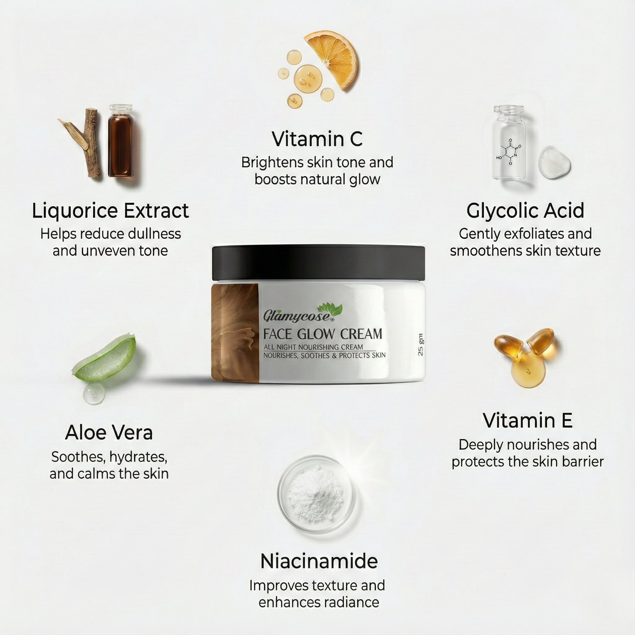 Glamycose Face Glow Cream