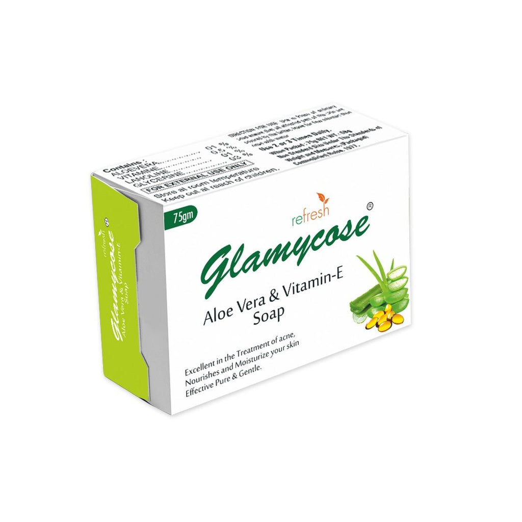 Glamycose Aloevera & Vitamin-E soap